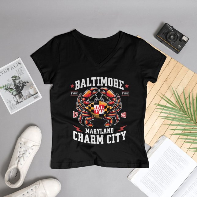 Baltimore Maryland Charm City T-Shirt (Von Creator hochgeladen)