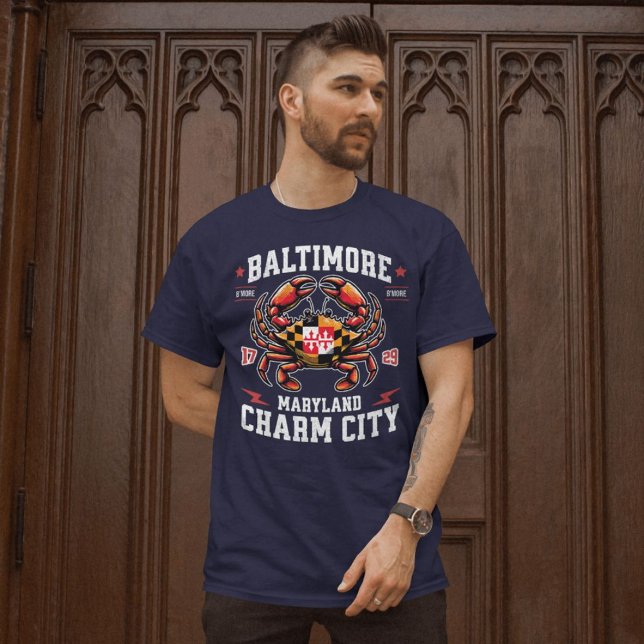 Baltimore Maryland Charm City T-Shirt (Von Creator hochgeladen)