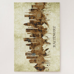 Baltimore Maryland Cityscape Puzzle