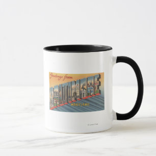 Baltimore, Maryland - Große Buchstabenszenen 2 Tasse