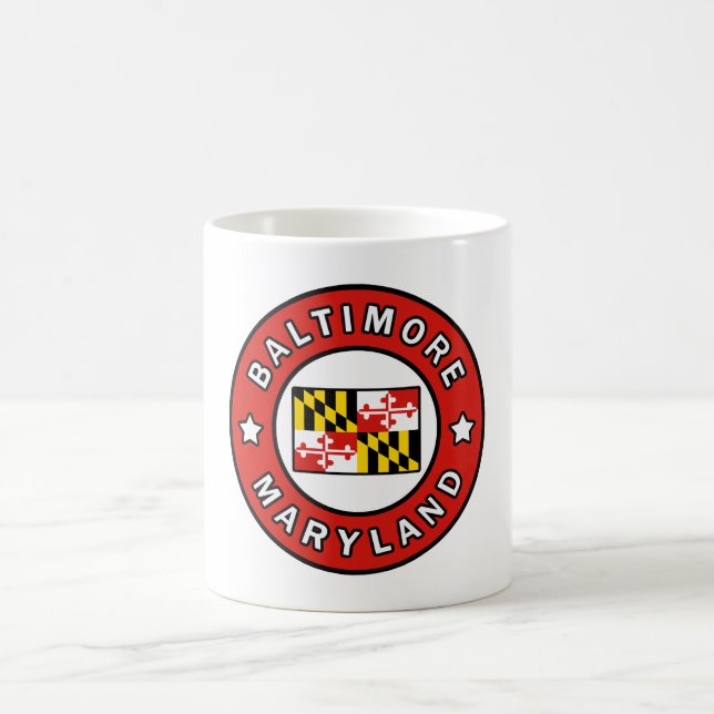 Baltimore Maryland Kaffeetasse (Mittel)