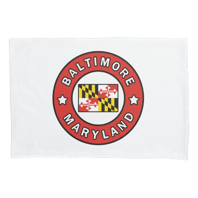 Baltimore Maryland Kissenbezug (Vorderseite)