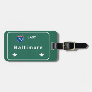 Baltimore Maryland md-Autobahn-Autobahn: Gepäckanhänger
