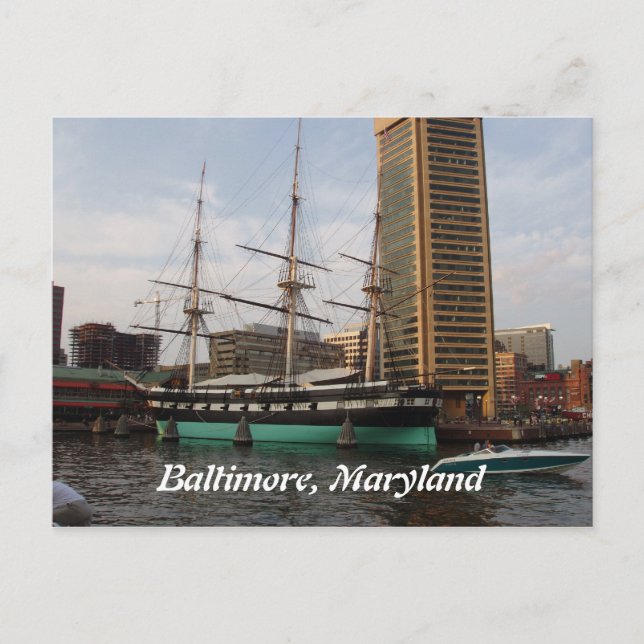 Baltimore, Maryland Postcard Postkarte (Vorderseite)