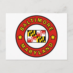 Baltimore Maryland Postkarte