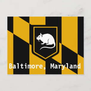 Baltimore Maryland Postkarte