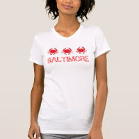 Baltimore Maryland Red Hard Muschel Crabs T-Shirt