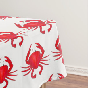 Baltimore Maryland Red Hard Muscheln Crab Seafood Tischdecke