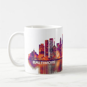 Baltimore Maryland Skyline Kaffeetasse