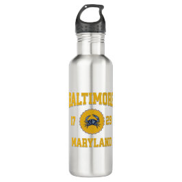 Baltimore Maryland Uni University Style Edelstahlflasche