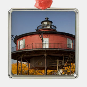 BALTIMORE, MARYLAND. USA. Seven-Foot Knoll Silbernes Ornament