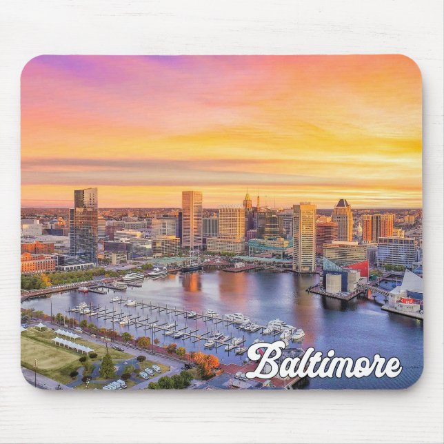 Baltimore, Maryland, Vereinigte Staaten Mousepad (Vorne)