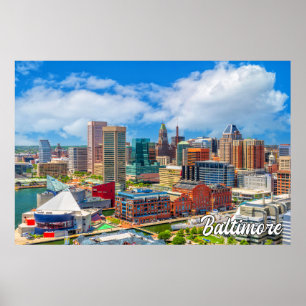 Baltimore, Maryland, Vereinigte Staaten Poster