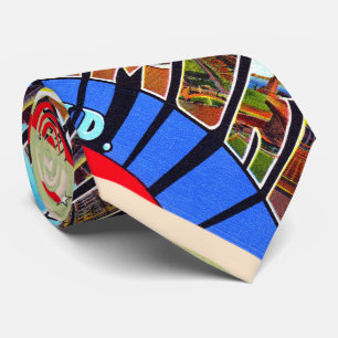 Baltimore Maryland Vintag Large Letter Postcard Krawatte