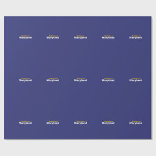 Baltimore, Maryland Wrapping Paper Geschenkpapier