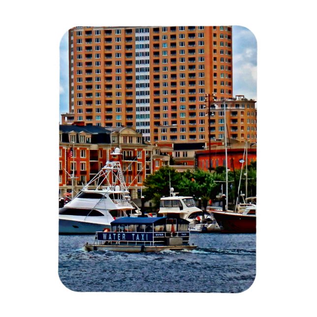 Baltimore MD - Inner Harbour Water Taxi Magnet (Vertikal)