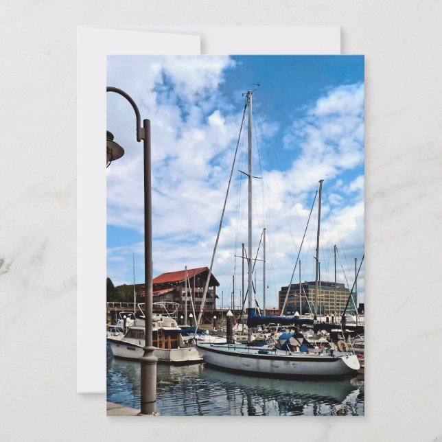 Baltimore MD - Marina in der Nähe von Fells Point (Vorderseite)