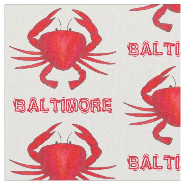 Baltimore MD Maryland Red Crab Crabs Seafood Stoff (Nahaufnahme)