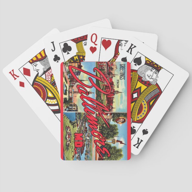 Baltimore MD Spielkarten (Rückseite)