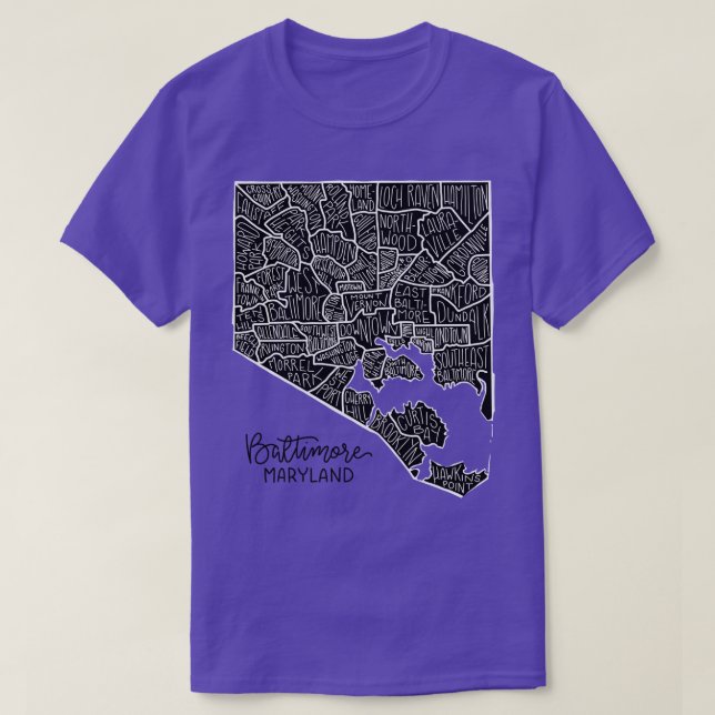 Baltimore Nachbarschaften T-Shirt (Design vorne)