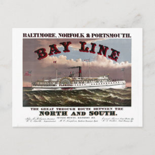 Baltimore, Norfolk, Portsmouth Line Postkarte