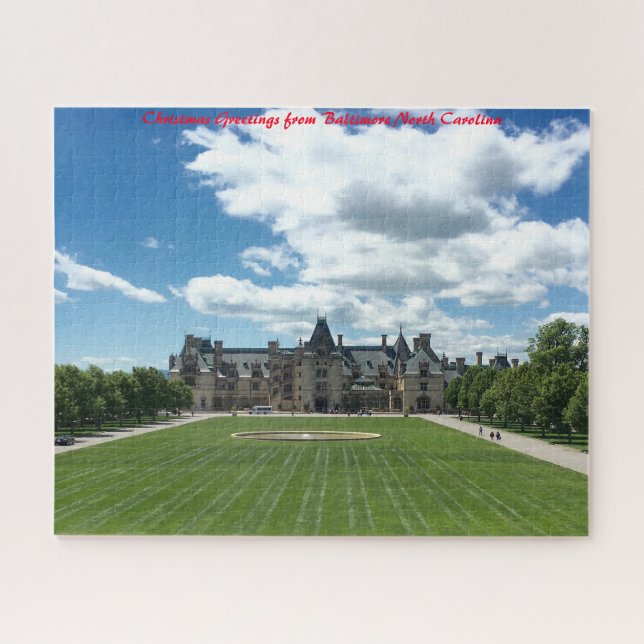 Baltimore North Carolina. Weihnachtsgrüße Puzzle (Horizontal)
