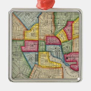 Baltimore-Plan Ornament Aus Metall