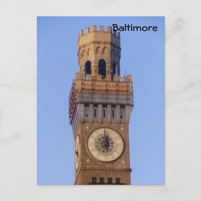 Baltimore Postkarte (Vorderseite)