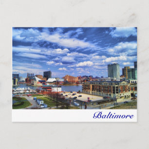 Baltimore Postkarte