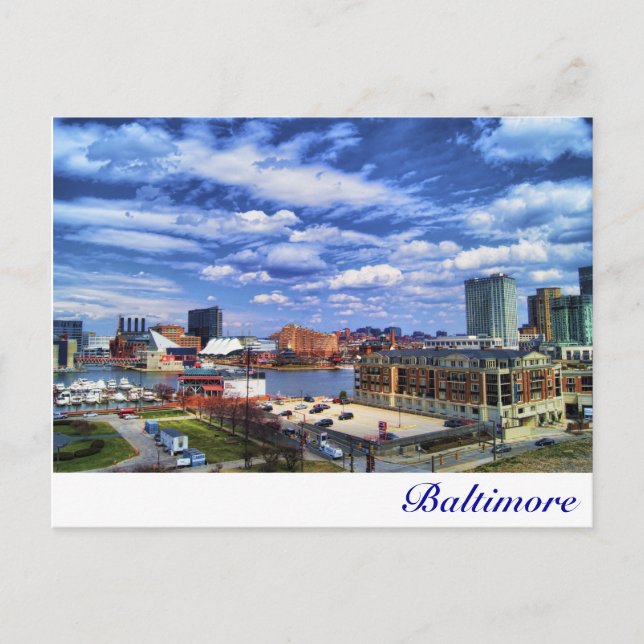 Baltimore Postkarte (Vorderseite)