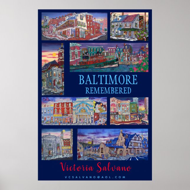 Baltimore Remembered Poster (Vorne)