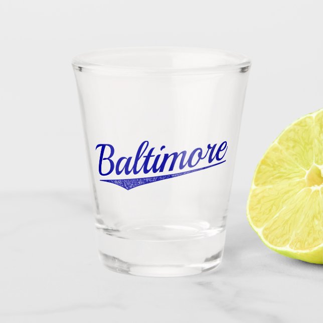 Baltimore Schnapsglas (Vorderseite)