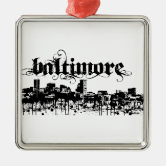 Baltimore setzte sich an für Ihre Stadt Ornament Aus Metall