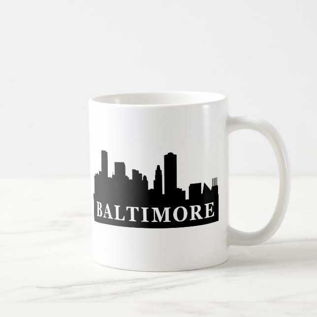 Baltimore-Skyline Kaffeetasse (Rechts)