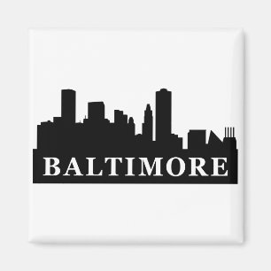 Baltimore Skyline Magnet