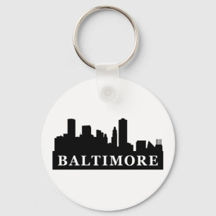 Baltimore-Skyline Schlüsselanhänger