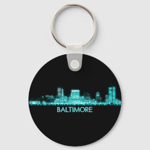 Baltimore Skyline Schlüsselanhänger