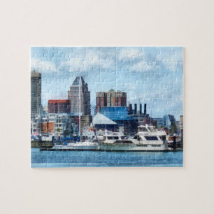 Baltimore Skyline und Hafen Puzzle