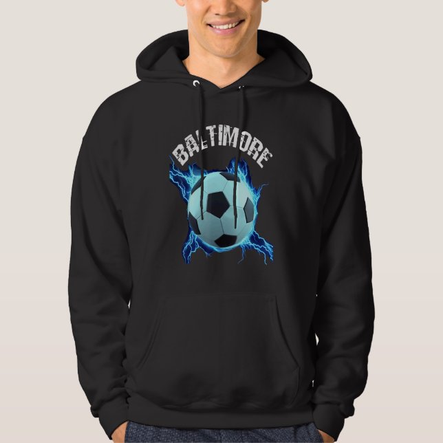 Baltimore Soccer Retro Hoodie (Vorderseite)