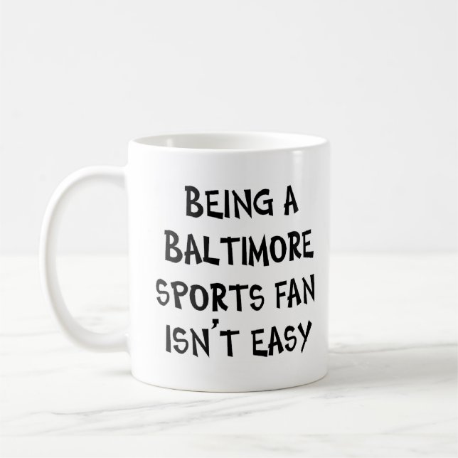Baltimore-Sportfan, zu sein Kaffeetasse (Links)