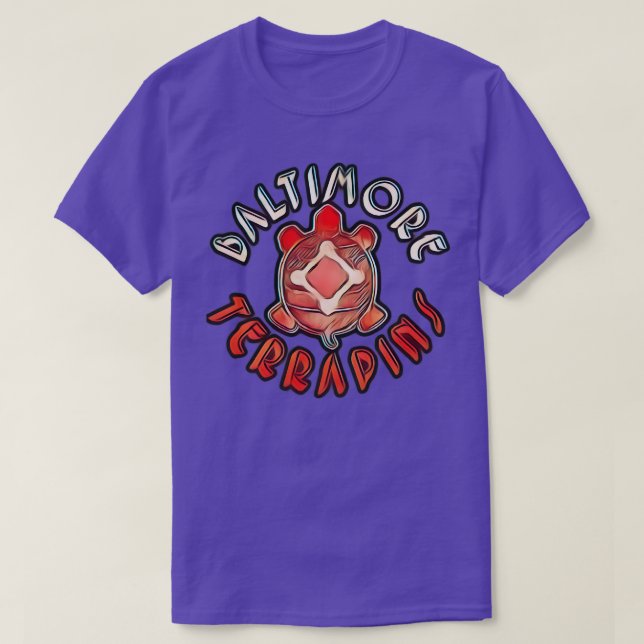 Baltimore Terrapins Baseball T-Shirt (Design vorne)