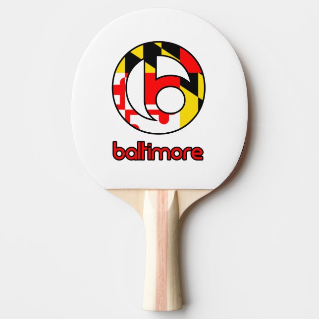 Baltimore Tischtennis Schläger (Vorderseite)