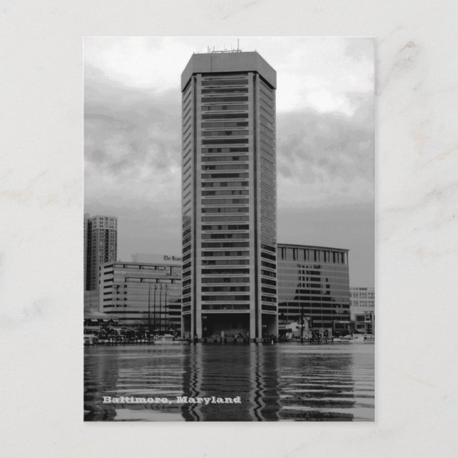 Baltimore World Trade Center Postkarte (Vorderseite)