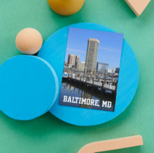 Baltimore's Inner Harbour World Trade Center Foto Postkarte