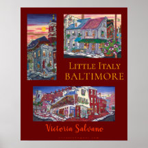 Baltimore's Little Italy Poster