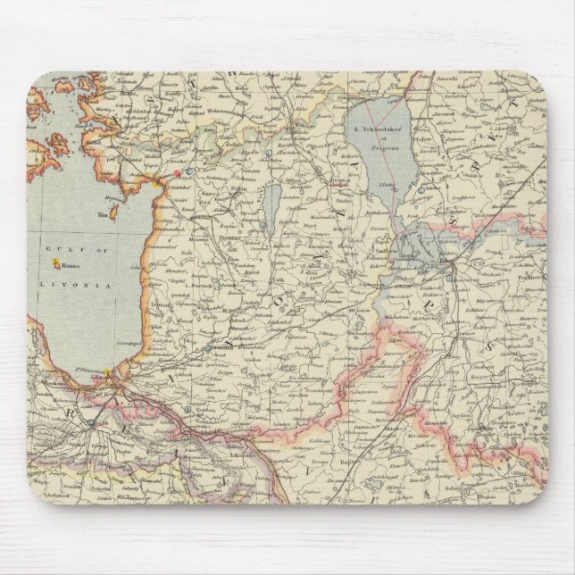 Baltische Staaten Mousepad (Vorne)