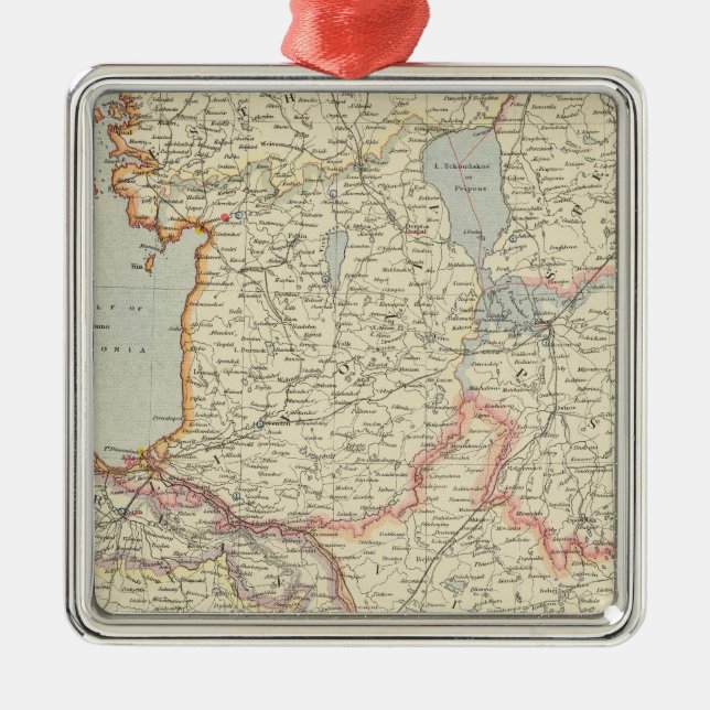 Baltische Staaten Ornament Aus Metall (Vorne)