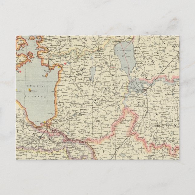 Baltische Staaten Postkarte (Vorderseite)