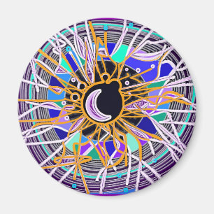Baltischer Mond Magnet