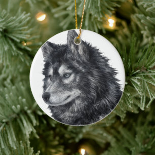 Balto Dog Keramik Ornament